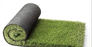 Резиновая плитка: Искусственная трава, представленная в различных оттенках зеленого — 14