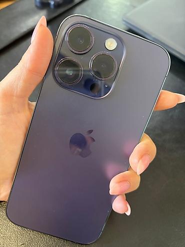 iphone 4 qiymeti: IPhone 14 Pro, 128 GB, Deep Purple, Face ID — 2