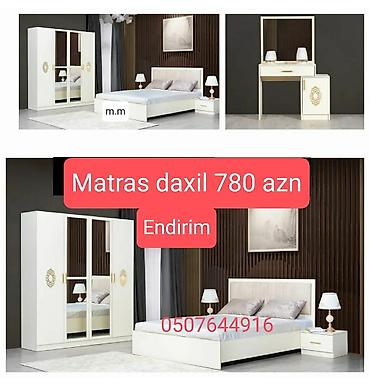 taxt tumba: İkinəfərlik çarpayı, 2 tumba, Dolab, Termo, Azərbaycan, Yeni — 5