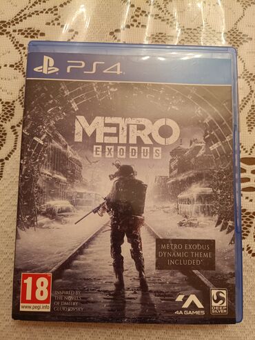 playst: Metro Exodus, Б/у Диск, PS4 (Sony Playstation 4)