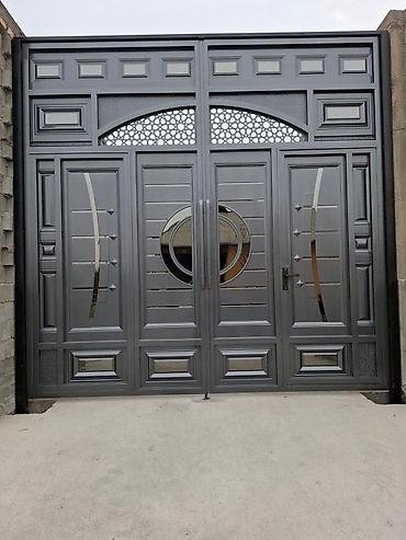 Откатные ворота: Металлические ворота с декоративной отделкой. Подходят для установки — 28