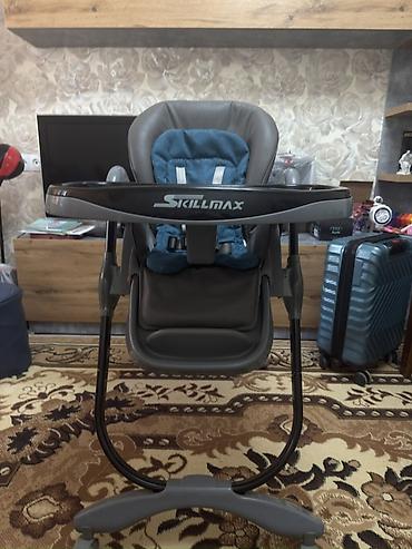 школа стул: Детский стульчик для кормления Skillmax. - Удобный широкий съемный — 2