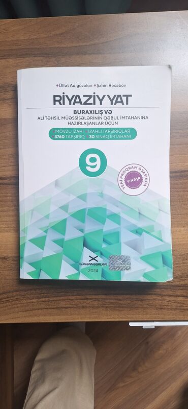 Digər kitablar və jurnallar: Riyaziyyat 9 cu sinif güvən qaydalar&testlər. Yenidir, az lalafo.az -da Digər kitablar və jurnallar: Riyaziyyat 9 cu sinif güvən qaydalar&testlər. Yenidir, az
