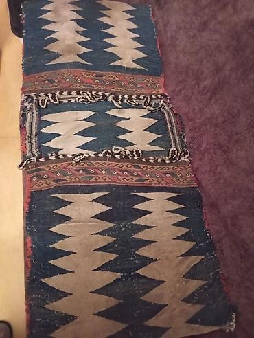qedim kilimler: Qədim üslublu əl toxuması kilim parçası - Material: təbii yun — 1