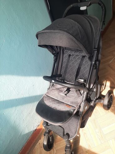 Коляски: Коляска, цвет - Черный, Б/у — 4