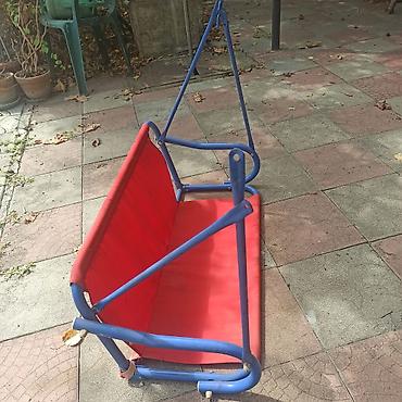 Njihalice: Dečiji dvosed za njihaljku + stari dečiji romobil sa sedištem (pedalni — 3