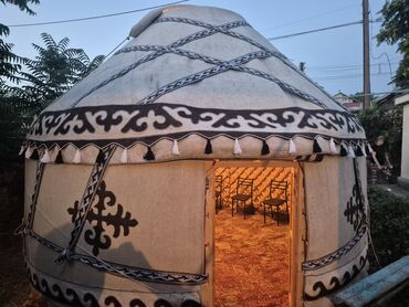 Аренда юрт: Аренда юрты, Каркас Деревянный, 65 баш, Казан, Посуда, С полом