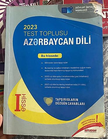 Testlər: Azerbaycan dili test toplusu2023 — 1