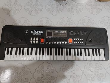 микрофон колонки: Детский синтезатор BigFun BF-630A1 (Sound Master) - 54 клавиши (4,5 — 1