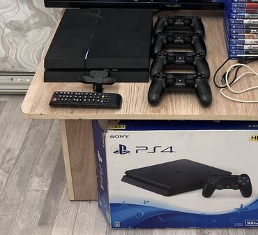 игры на ps4 бишкек: Плестейшен 4 4 джостика оригиналы 1 отключился почему то Коробка