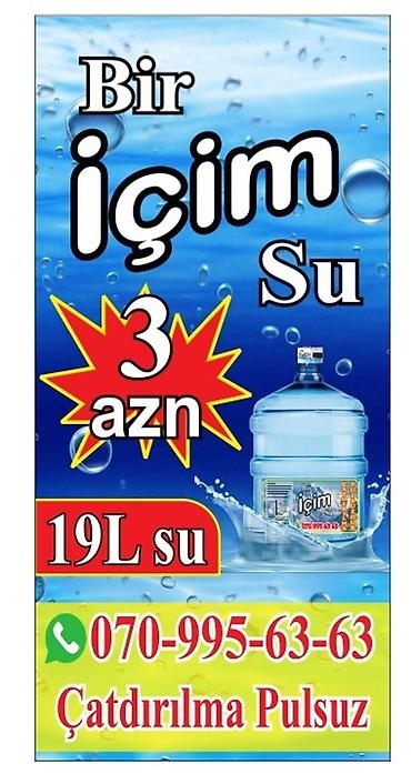 su şlanq: Temiz su 19 lt Çatdırılma tam pulsuzdur.
operativ çatdırılma — 4