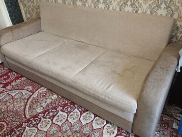 аламидин мебель: Диван-кровать, цвет - Коричневый, Б/у