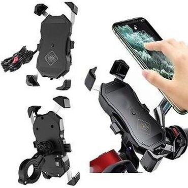gta 5 igrice: Držač za telefon za motocikl/bicikl sa bežičnim punjenjem - — 7