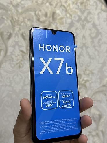 iphone 5s telefon: Honor X7b, 128 GB, rəng - Yaşıl, Face ID, Barmaq izi, Düyməli — 3