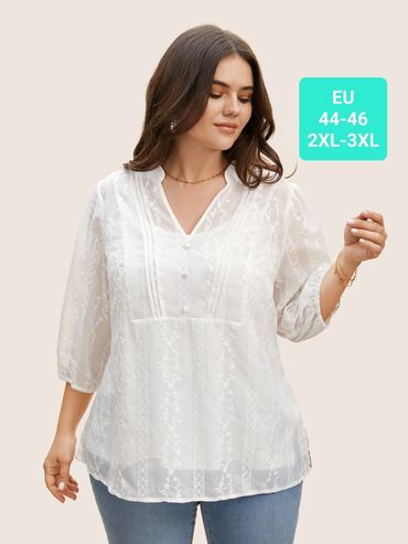 haljine od tvida: 2XL (EU 44), Vez, bоја - Bela