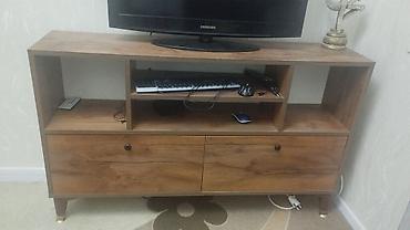 TV altlığı: TV stendi / Media konsolu - Material: taxta teksturalı laminat (isti — 4