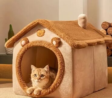 Qəfəslər: Pişik evi satılır.hec istifadə olunmayib.olcu L balaca it üçündə