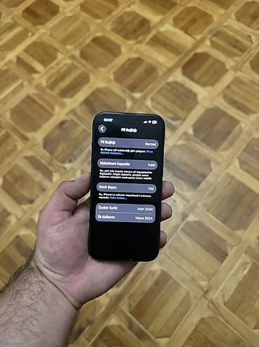 iphone plus 7: IPhone 15, 256 GB, Jet Black, Simsiz şarj, Sənədlərlə — 6
