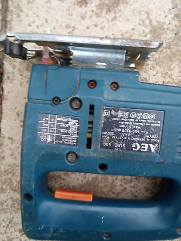 zirafa za smirglanje: AEG STPE 500 ubodna testera (električna) - Snaga: 500 W - Napon: 230 — 5