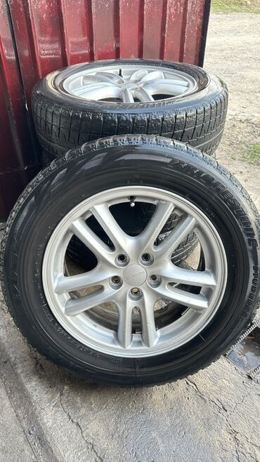 диски литые для нивы: Дөңгөлөктөр монтажда 215 / 60 / R 16, Кыш, Колдонулган, Комплект, Жеңил унаалар, Куйма, тешиктери - 5