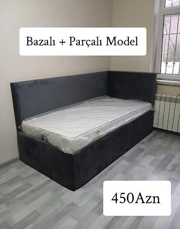 Bazalı + parçalı model künc çarpayı - Künc tipli dizayn: iki tərəfli lalafo.az -da Bazalı + parçalı model künc çarpayı - Künc tipli dizayn: iki tərəfli