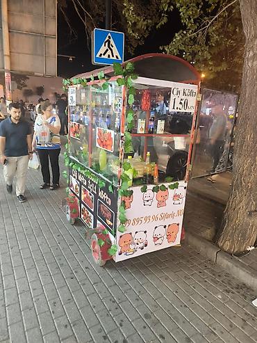 səyyar satıcı: Satılır: küçə ticarəti üçün “DUDU BUBU” mobil köşk – çiy köftə və içli — 1