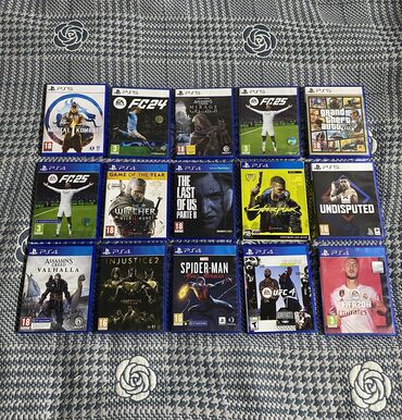 комп игры: 1. Mortal Kombat 1 PS5 - 1500 2. FC 24 - 1500 3. Assassin's Creed