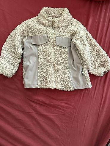 qar geyimi: Uşaq üçün qışlıq şerpa-kürklü jaket - Rəng: krem (bej tonlarında) — 1
