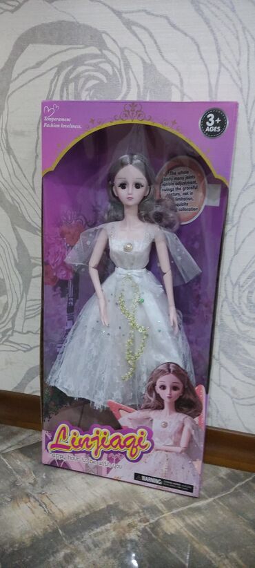 игрушки для 10 лет: Большая кукла для девочек с шарнирами на руках и ногах. Нарядная