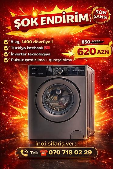Digər aksesuarlar: Paltaryuyan təzə Anbardan satiş.Qimətlər aşagida qeyd olunub.Ünvana — 10