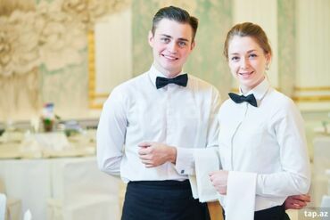 Taksi, logistika, çatdırılma: Ofisiant tələb olunur, Restoran, 18-29 yaş, 1-2 illik təcrübə
