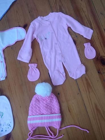Детская одежда и обувь: Комплект, Для девочек, 0 - 3 мес. — 3