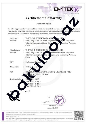 Digər ölçmə cihazları: Teplovizor MODEL UNI-T UTI 260B PRO. Infraqırmızı termal peşəkar -da lalafo.az — 9 Digər ölçmə cihazları: Teplovizor MODEL UNI-T UTI 260B PRO. Infraqırmızı termal peşəkar — 9