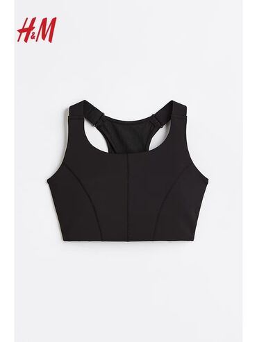 топ и юбка: Спортивный топ H&M, новый из быстросохнущей ткани отличного