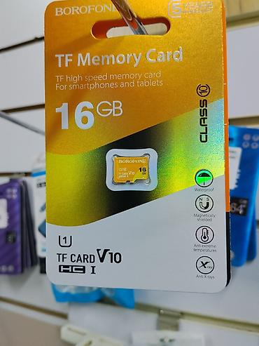micro sd v30: Карта памяти BOROFONE TF (microSD) 16 ГБ - Скоростной класс: Class — 1