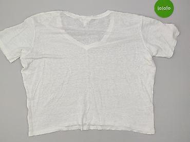 lniana: H&M, T-shirt damski, rozmiar L — 3