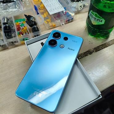 xiaomi машины: Redmi, Redmi 13, Б/у, 256 ГБ, цвет - Голубой, 2 SIM — 3