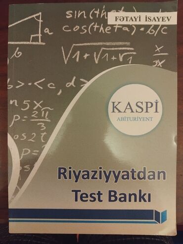 tqdk 7 ci sinif test cavablari riyaziyyat: Kaspi Abituriyent Test Bankı Dəsti (3 kitab) "Abituriyentlər üçün əla