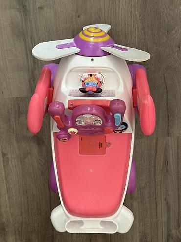 mickey mouse: Uşaq üçün Minnie Mouse temalı sürmə oyuncağı – təyyarə dizaynı - — 3