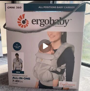 детский жилет: Эргономичный рюкзак‑переноска Ergobaby Omni 360 Breeze (Cool Air Mesh)