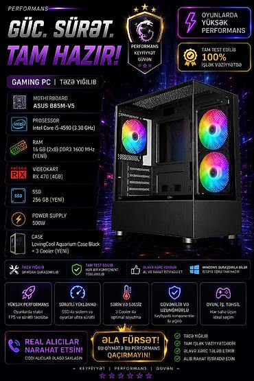 ucuz macbook pro: 💻 Gaming PC | Güclü və Tam Hazır Sistem 🔥 ⚙️ Texniki göstəricilər: 🖥️ — 1