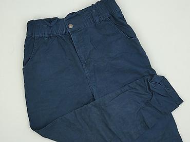 high waist: Spodnie materiałowe damskie, rozmiar L — 1