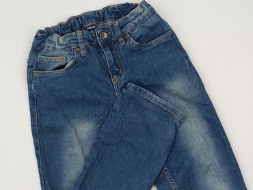 cropp jeansy skinny: Spodnie jeansowe, 10 lat, 134/140, stan - Dobry