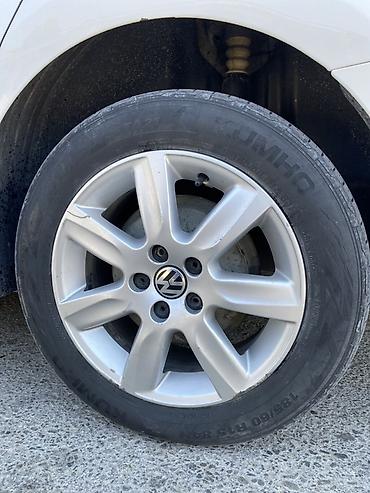 volkswagen diski: Volkswagen orijinal yüngül lehimli disklər və təkərlər dəsti - — 2