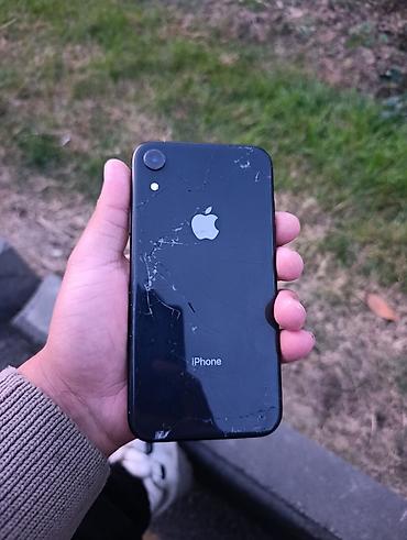 dvd r: IPhone Xr, Б/у, 128 ГБ, Черный, Защитное стекло, Чехол, 75 % — 1