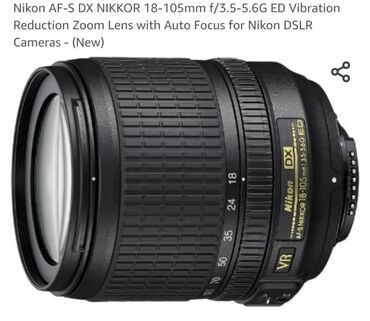 Nikon 60 D NIKKOR 18-105mm f/3.5-5.6G ED Nikon DSLR kameraları üçün
