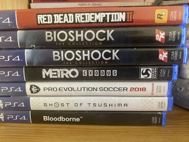 irsad telecom playstation 4: Satılır Rdr 2 -35 M Bioshock(3oyundu)-30M Metro exodus-25M