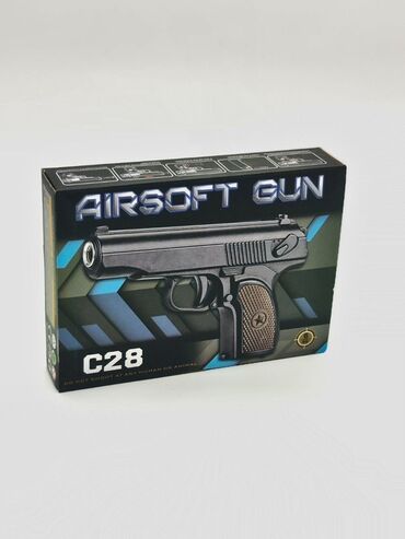 страйкбольный привод бу: Пневматический страйкбольный пистолет C28 (Airsoft Gun) Описание: -