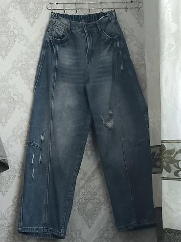 Личные вещи: Джинсы, Бананы, Высокая талия, XL — 1