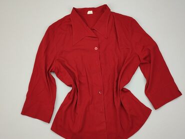 bluzki z długim rękawem czerwona: Koszula Damska, 2XL, stan - Bardzo dobry